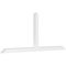 Ekena Millwork Portland Architectural Grade PVC Gable Bracket, 96"W x 40"H x 4"D x 4"F, 10/12 Pitch GBP096X40X0404POR00 - alternate 1